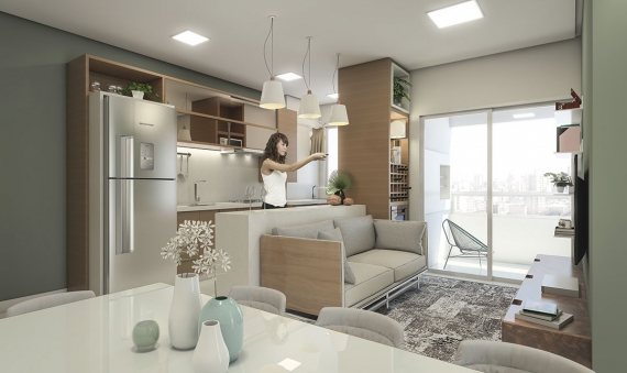 APARTAMENTOS, RES. PARQUE AMÉRICA - PRÓSPERA, CRICIÚMA